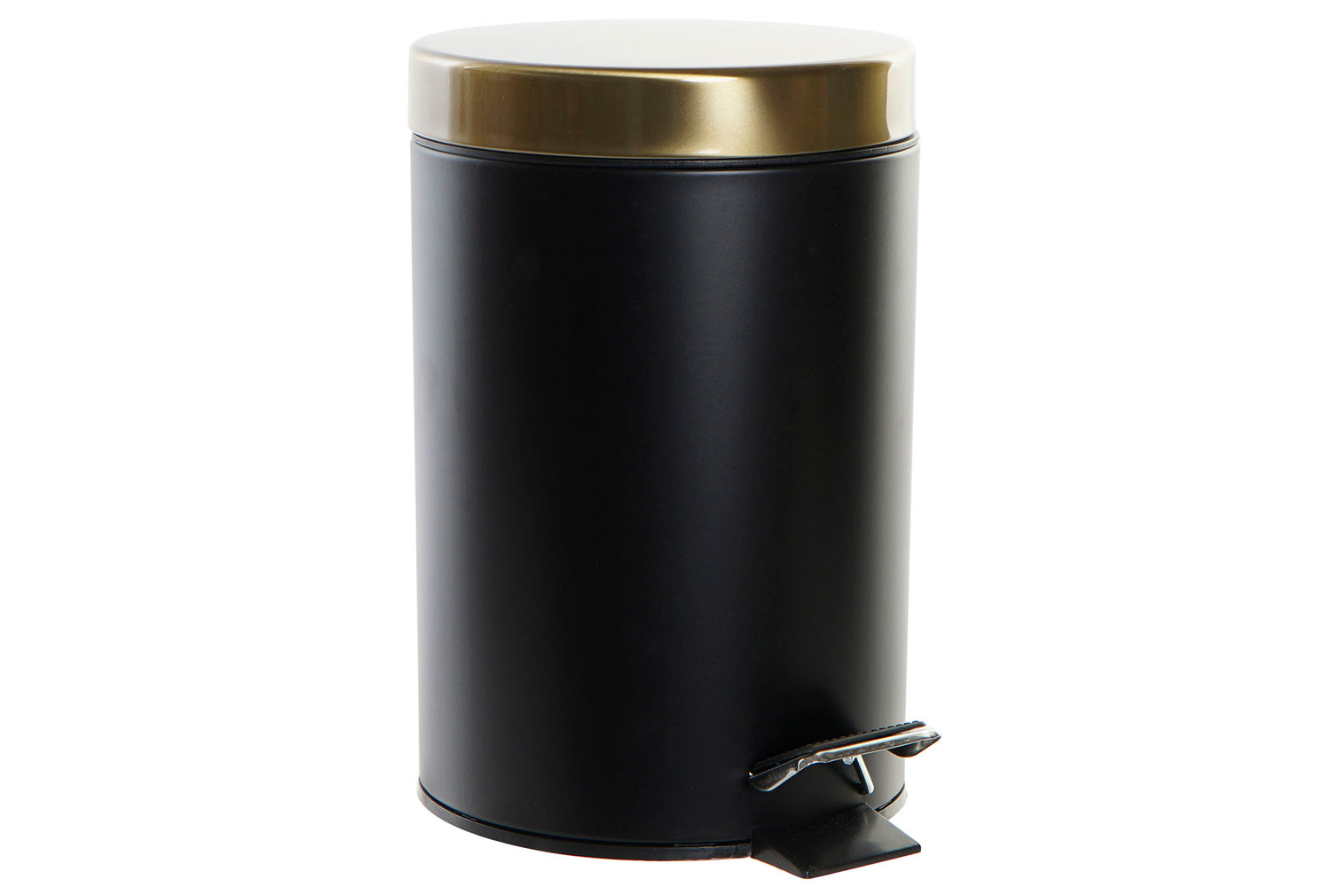 Pedaalemmer 3L Glam - Zwart &amp; Goud - Softclose - H26 cm