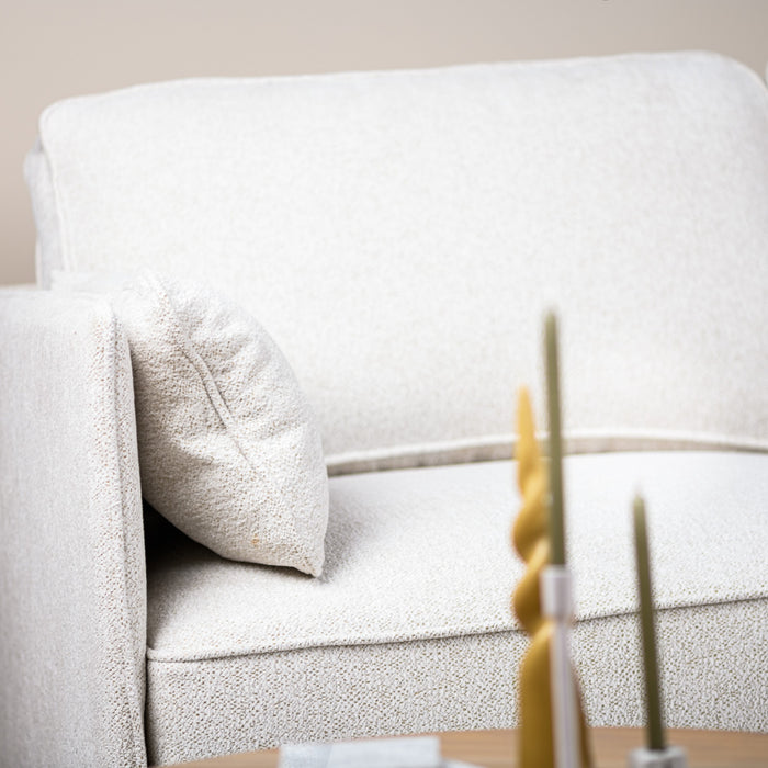 Vurna Sabine 3-zitsbank hoekbank rechts stof naturel