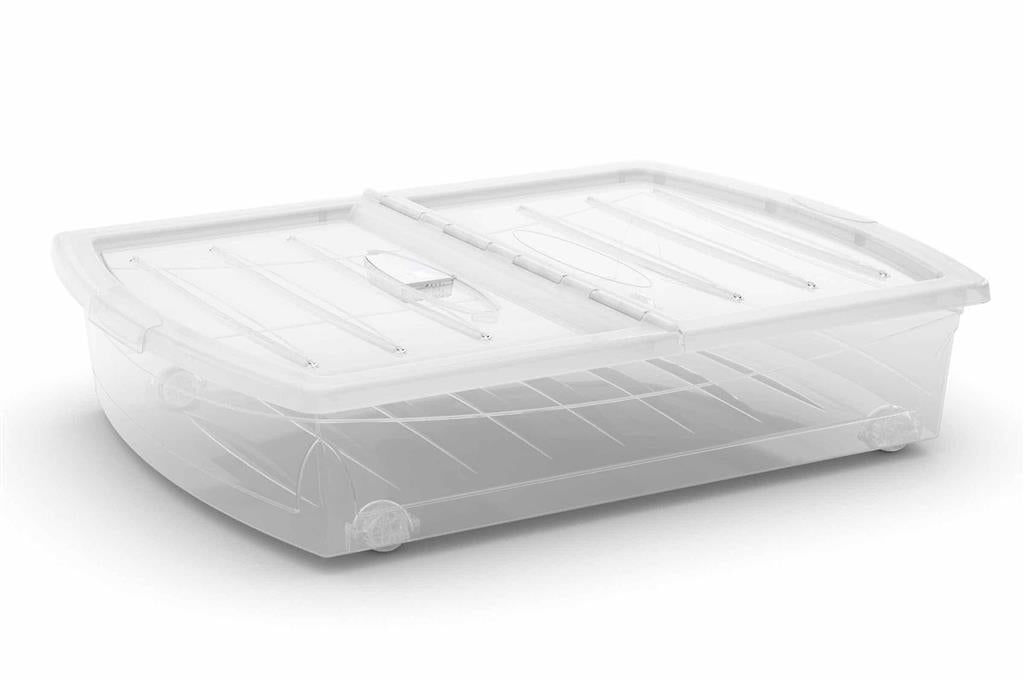 Kis Opbergbox, Spinning Box, maat XL, 56L, helder