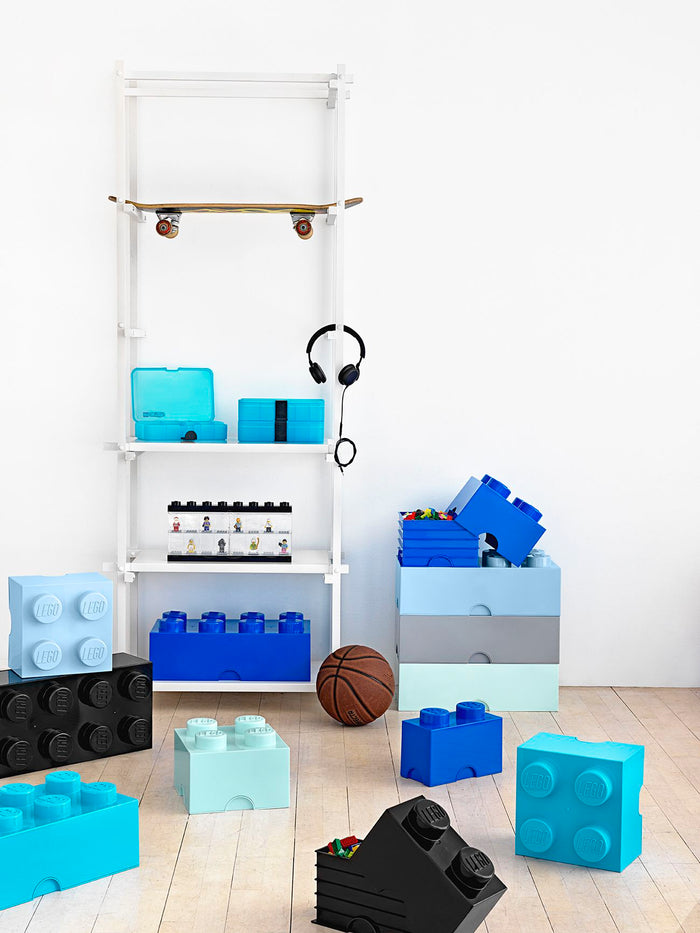 LEGO - Opbergbox Brick 4, Blauw - LEGO