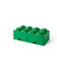 LEGO - Opberglade Brick 8, Groen - LEGO
