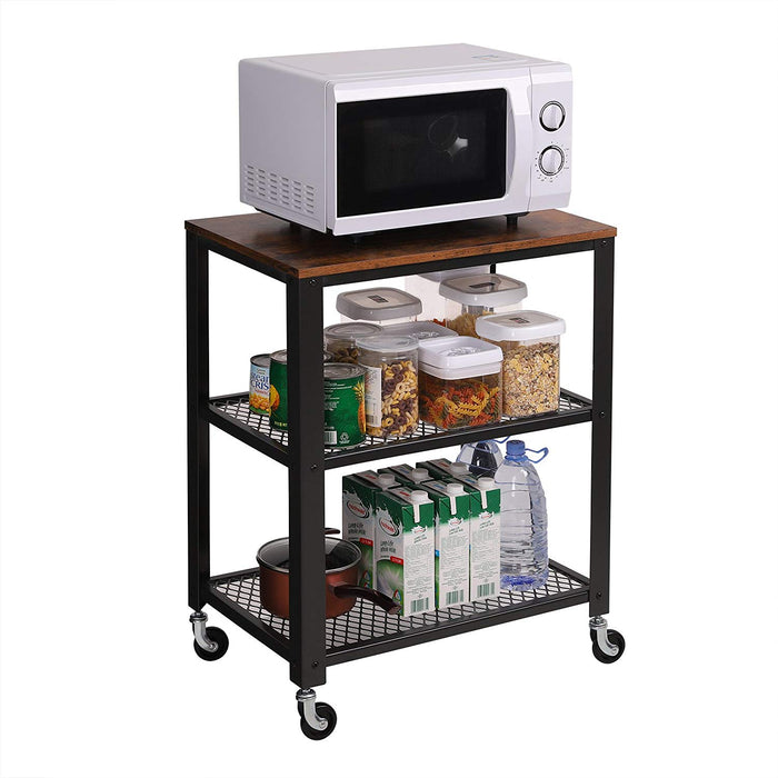 ACAZA Bijzettafel Vintage bruin