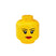 LEGO - Opbergbox Iconic Hoofd Girl 24 cm, Geel - LEGO