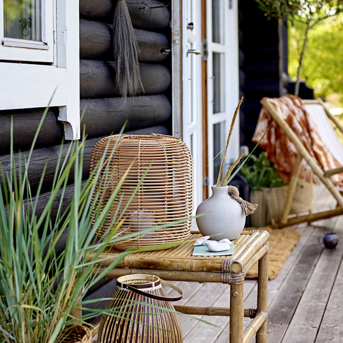 Bloomingville Nei Lantaarn met Glas - Naturel