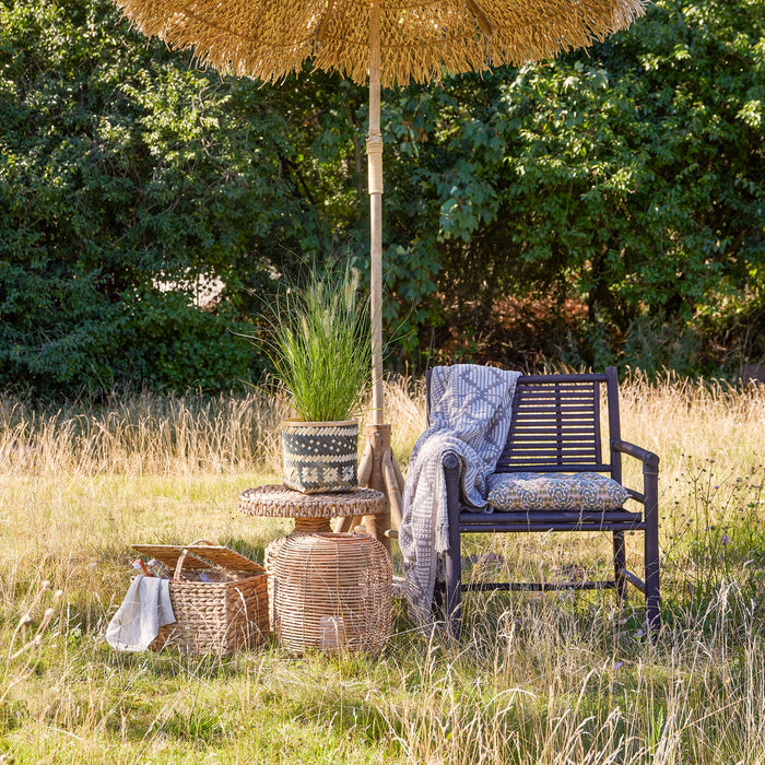 Bloomingville Nei Lantaarn met Glas - Naturel