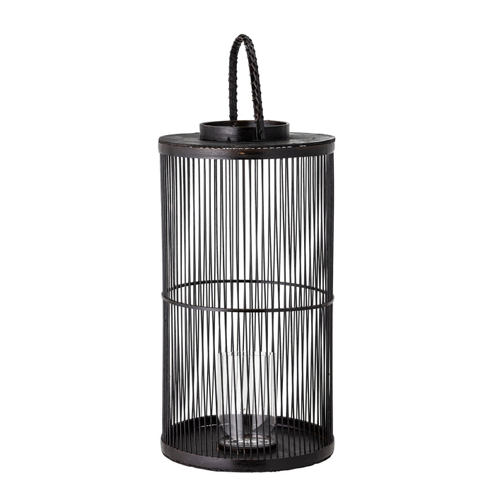 Bloomingville Effie Lantaarn met Glas - Zwart