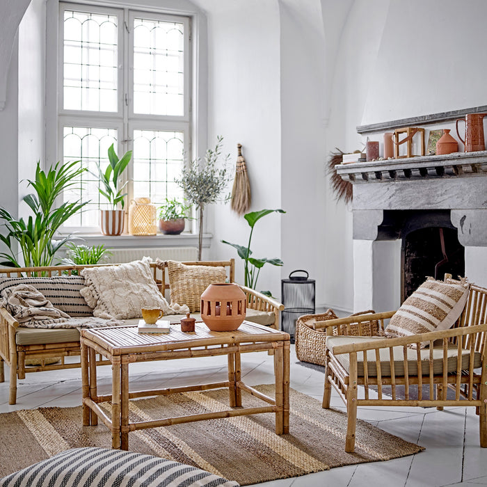Bloomingville Effie Lantaarn met Glas - Zwart