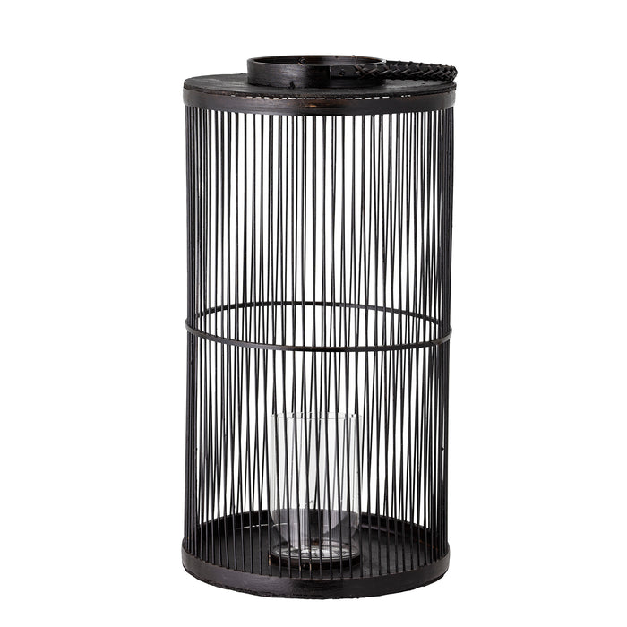 Bloomingville Effie Lantaarn met Glas - Zwart