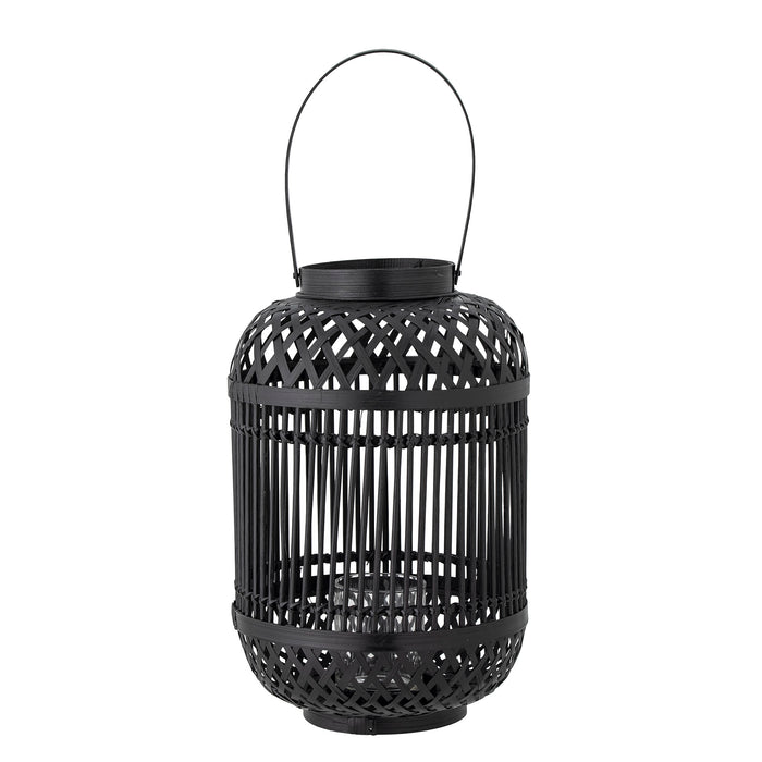 Bloomingville Tilla Lantaarn met Glas - Zwart
