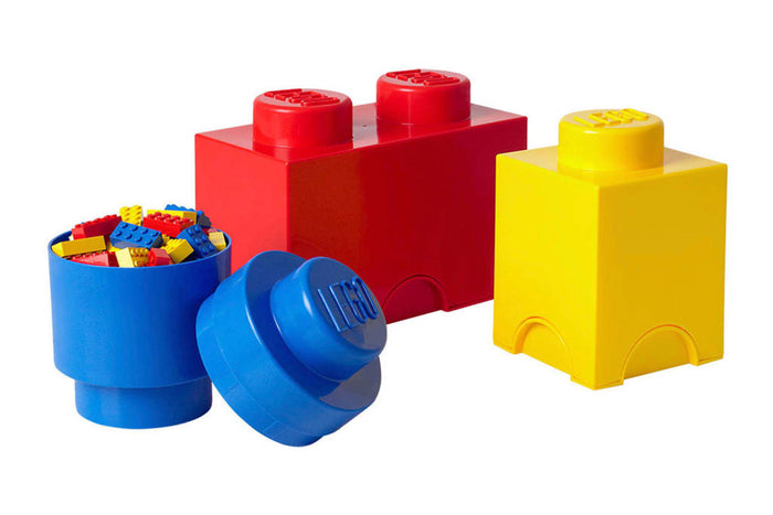 LEGO - Opbergbox Brick Set van 3, Multi - LEGO