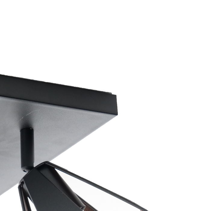 EGLO Carlton 7 Spot - E27 - 37 cm - Zwart|Koper - Staal