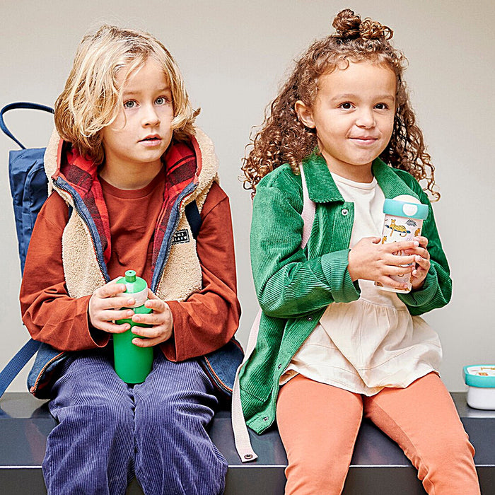 Drinkfles pop-up Campus 400 ml - Leopard