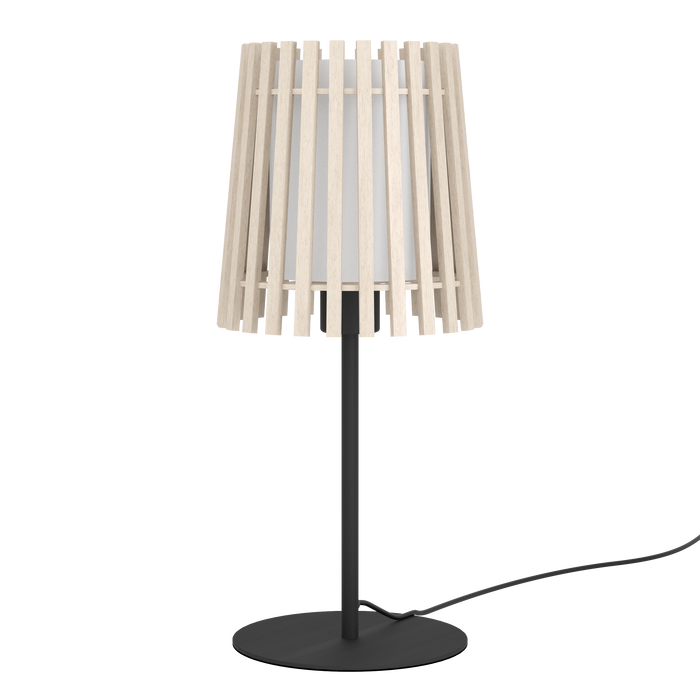 EGLO Fattoria Tafellamp - E27 - 45 cm - Zwart|Bruin|Wit