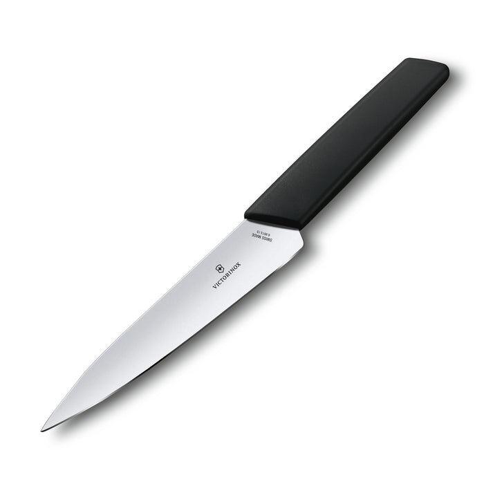Victorinox Swiss Modern Koksmes - 15cm - RVS|PP Kunststof - Zwart