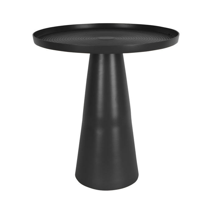 Leitmotiv - Bijzettafel Force - Zwart - Ø40cm
