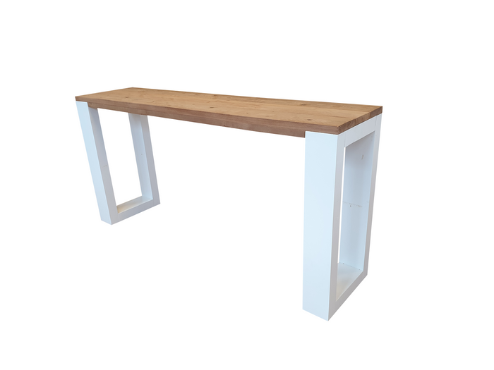 Wood4you - Sidetable enkel Roastedwood 120cm -