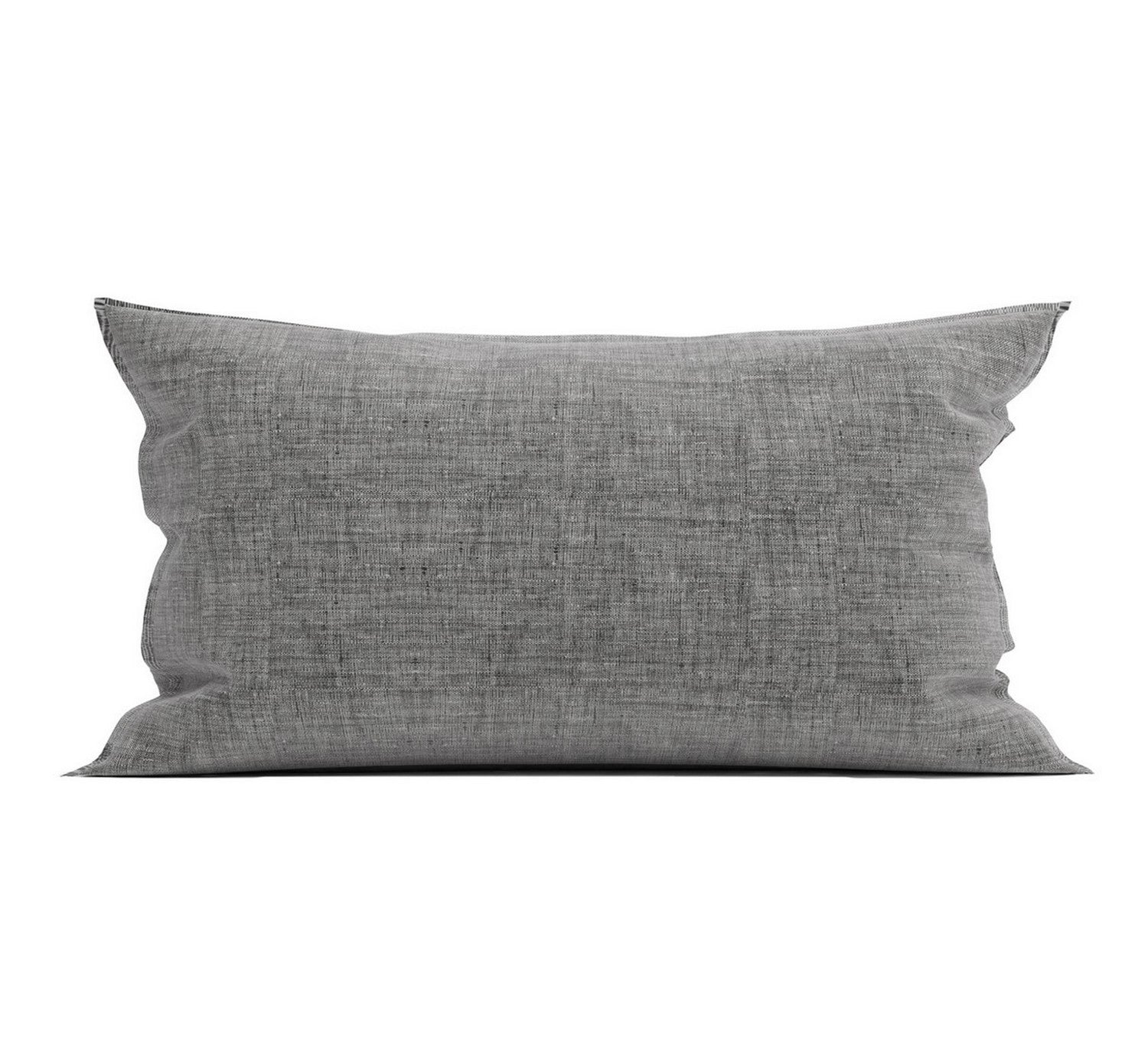 Zo Home Lino Kussensloop Linnen Look dark grey