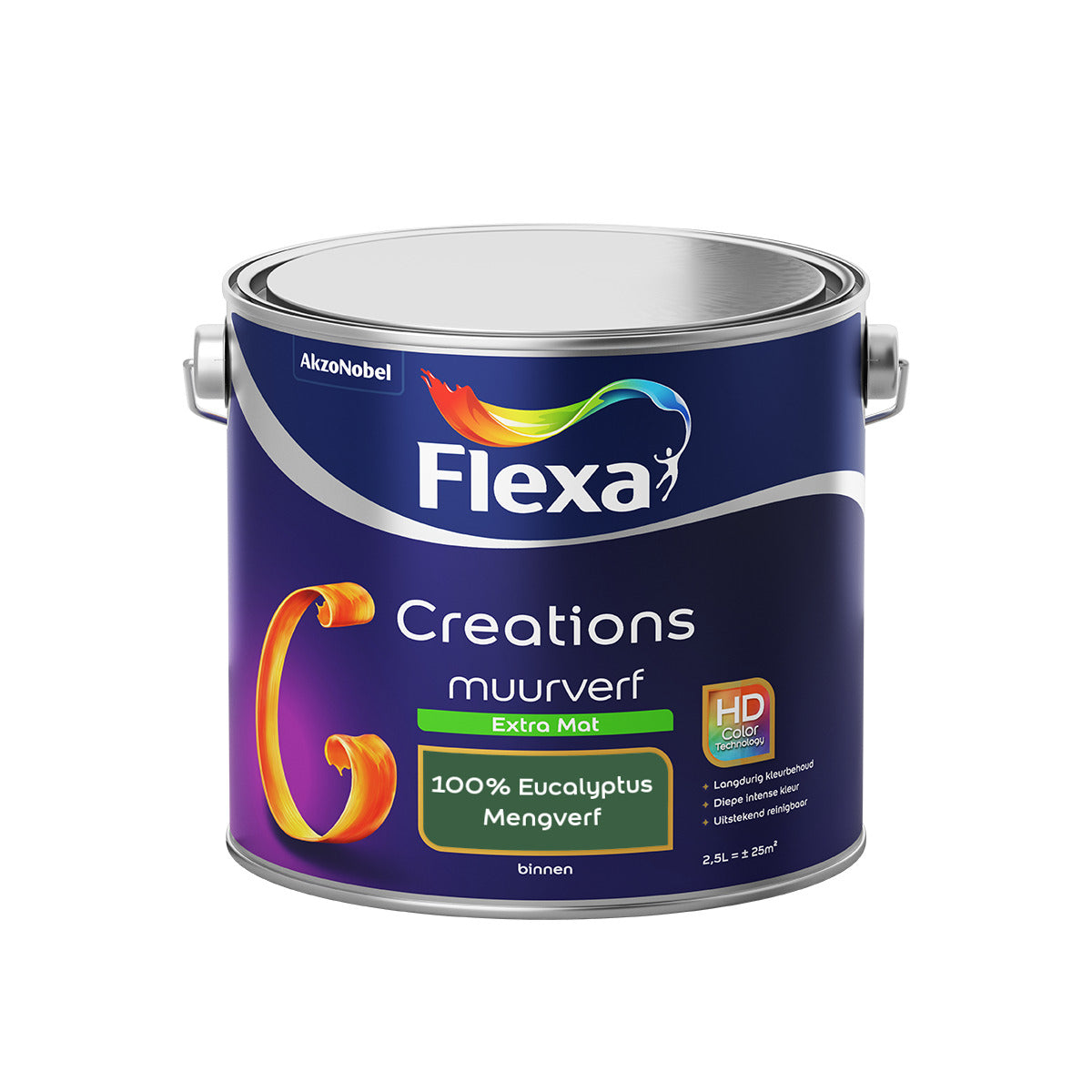 Flexa Creations - Muurverf Extra Mat - 100% Eucalyptus - 2,5 liter