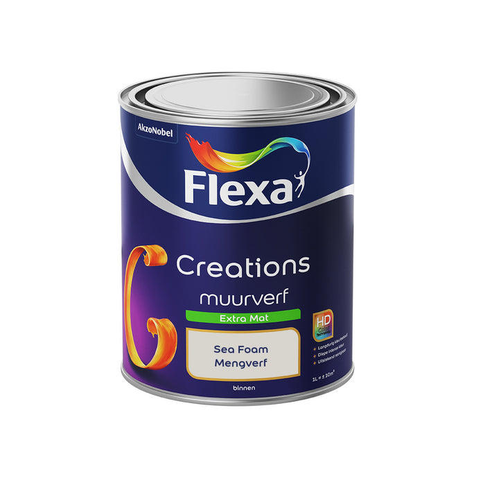 Flexa Creations - Muurverf Extra Mat - Sea Foam - 1 liter