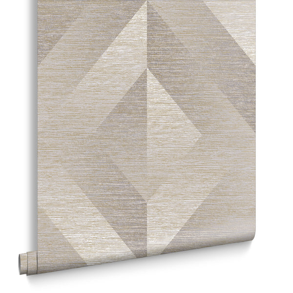 Graham & Brown vliesbehang Atelier Geo Stone grijs