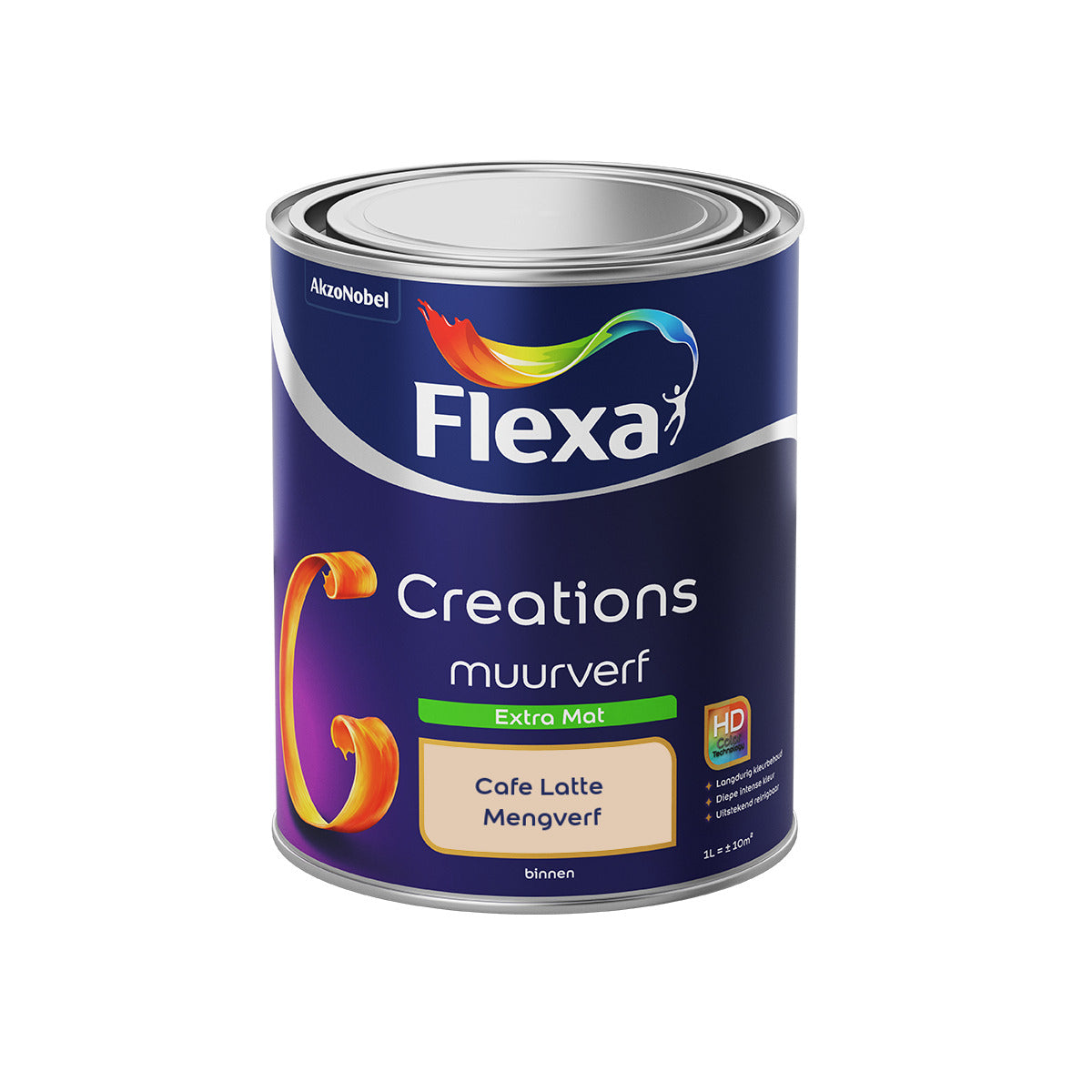 Flexa Creations - Muurverf Extra Mat - Cafe Latte - 1 liter