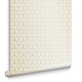 Graham & Brown vliesbehang Echo Pearl Gold wit