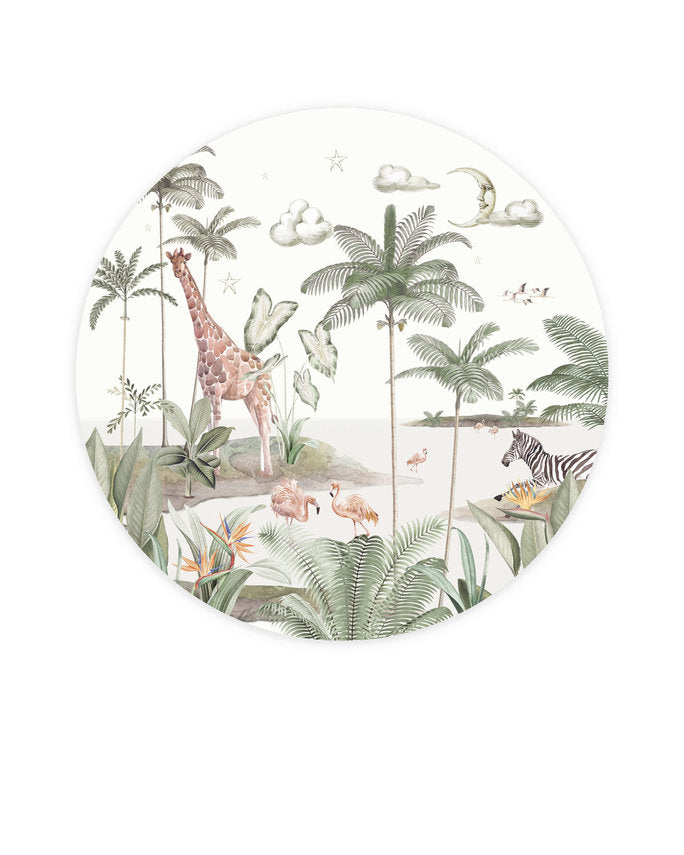 Smiling Jungle Moon 95 Behangcirkel - Creative Lab Amsterdam