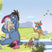 Disney zelfklevende behangrand Winnie de Poeh groen, blauw en geel - 1