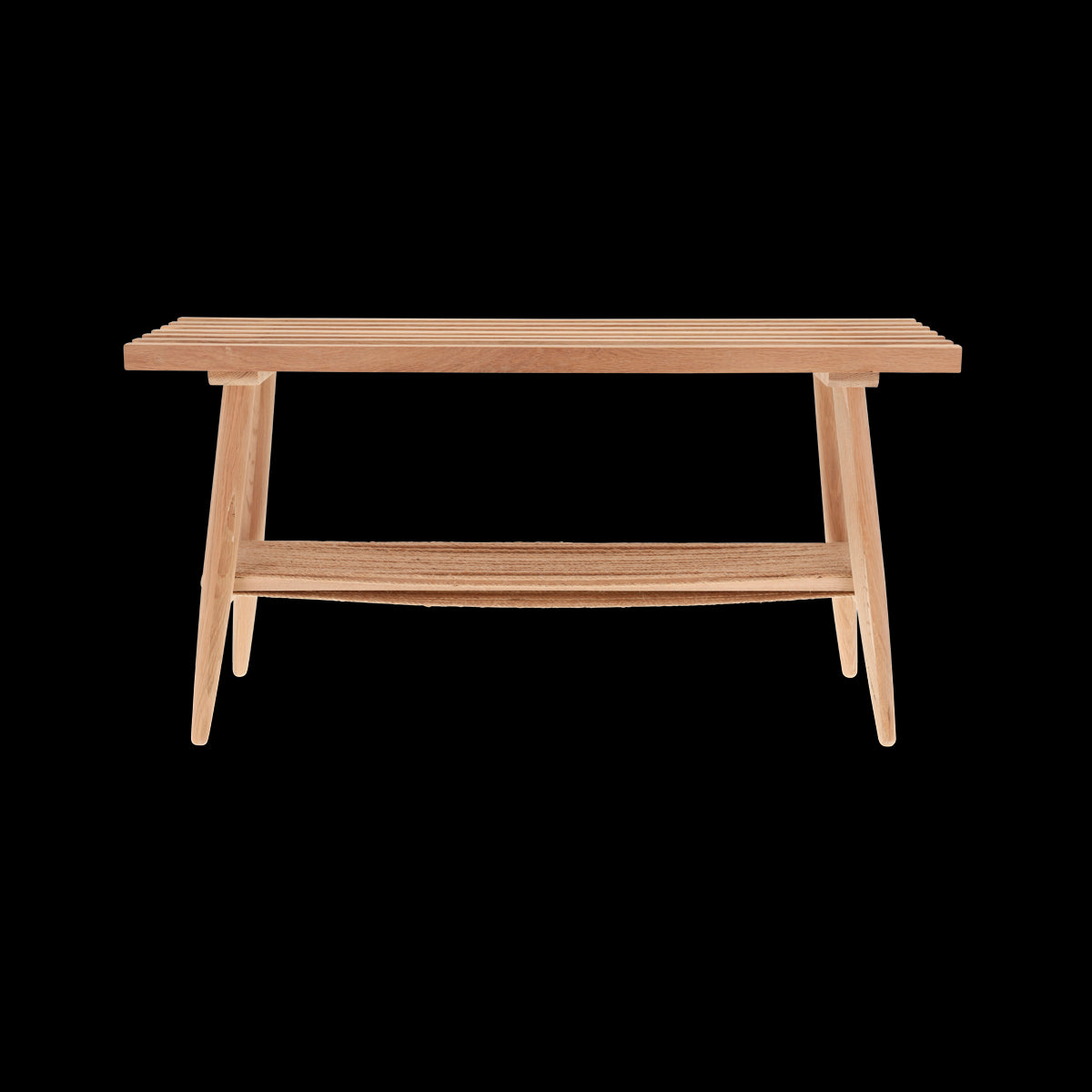 Villa Collection Ebern houten bankje - 90 x 45 cm