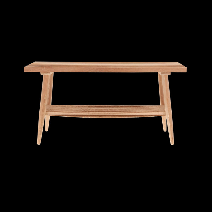 Villa Collection Ebern houten bankje - 90 x 45 cm