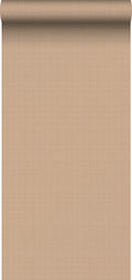 ESTAhome behang linnenstructuur licht terracotta - 0,53 x 10,05 m - 13
