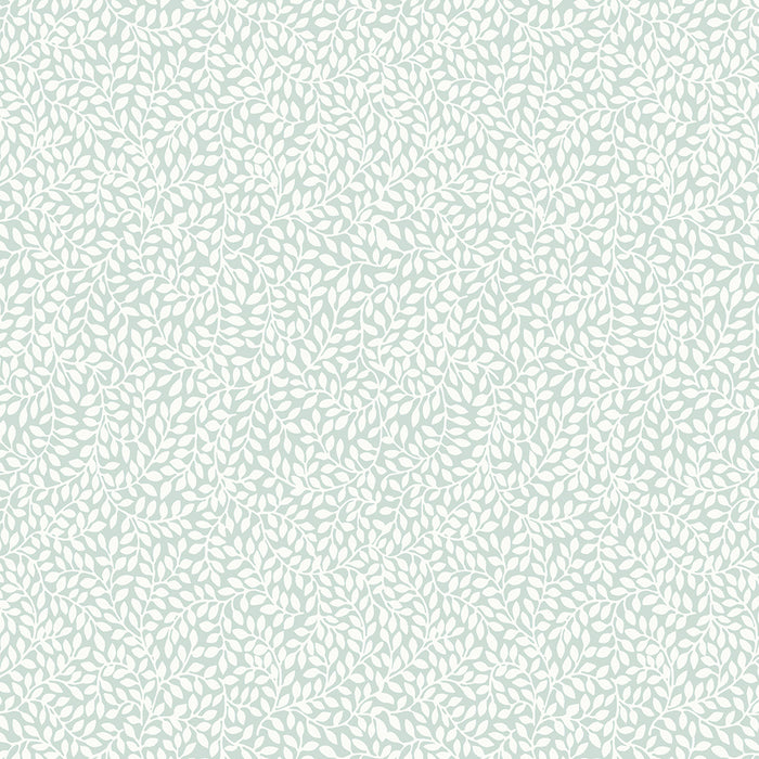 Laura Ashley Little Vines Behang - Planten - 10mx52cm - Blauw