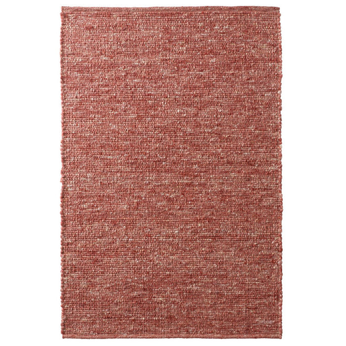 Tapeso Wollen vloerkleed - Bokn rood - 90x160 cm