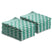 Luxe theedoeken 12 stuks 50x70 - blok ruit groen