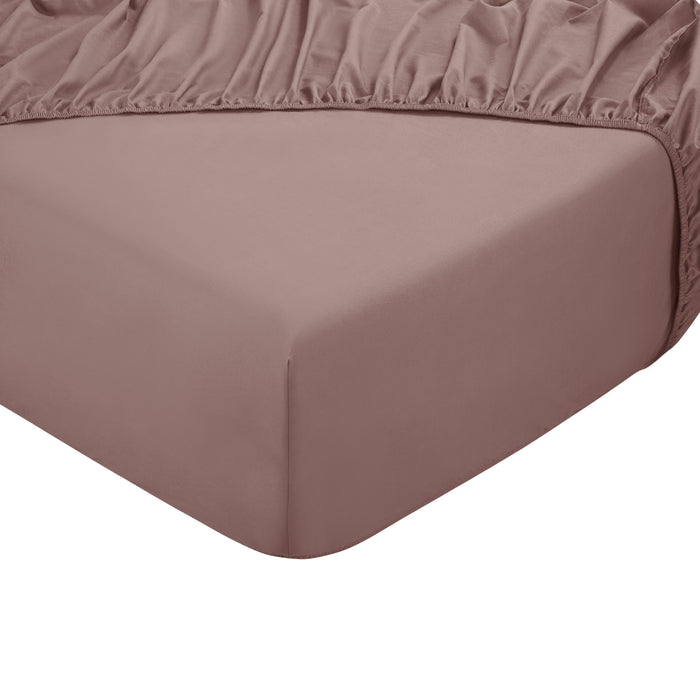 Hoeslaken - 100% natuurlijk katoen - 90x200 - oud roze