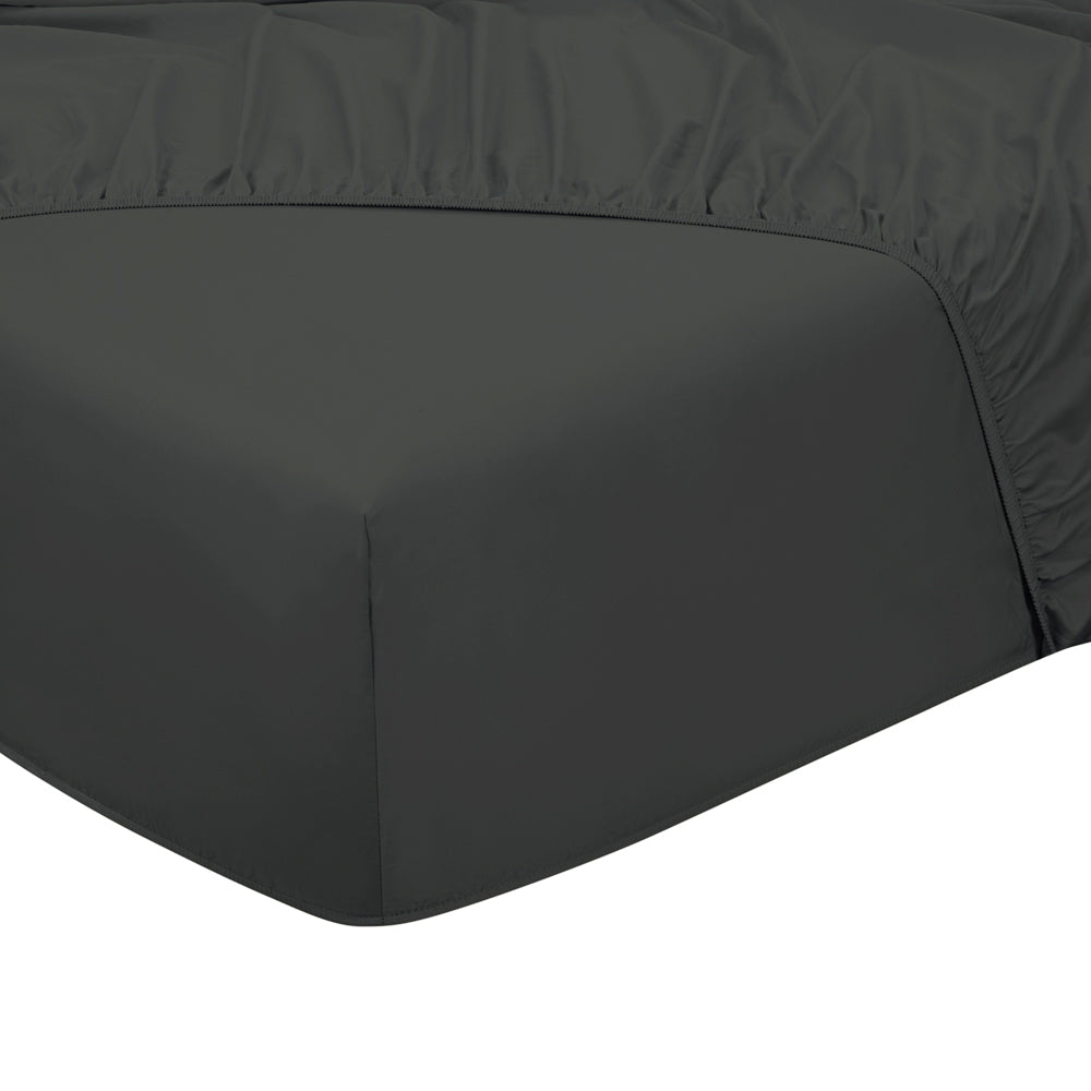 Luxe hoeslaken Egyptisch Katoen - 180x200 - antraciet