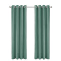 LW Collection Kant en klaar gordijnen groen 140x225cm
