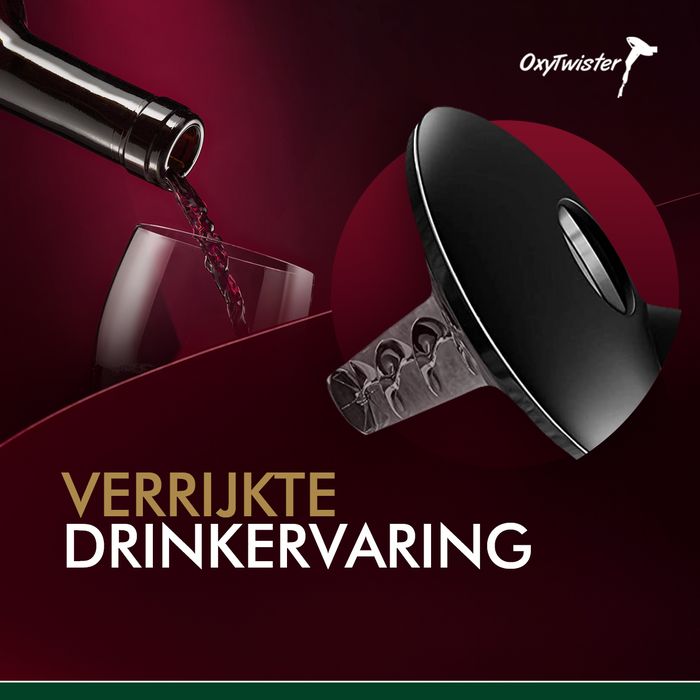 OxyTwister Wijn Beluchter Schenktuit - Wijnschenker en Aerator
