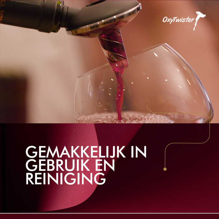 OxyTwister Wijn Beluchter Schenktuit - Wijnschenker en Aerator