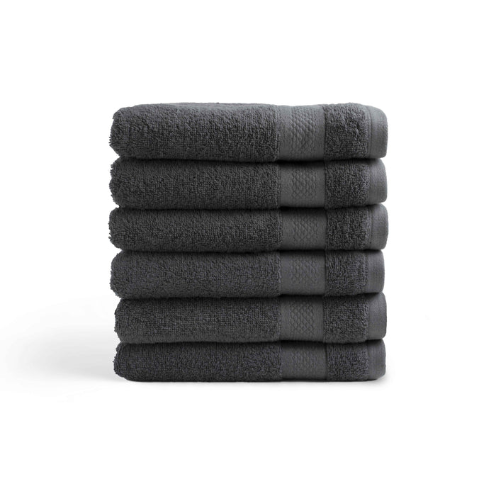 Handdoek Hotel Collectie - 6 stuks - 50x100 - antraciet