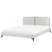 Beliani-MELLE -Tweepersoonsbed-Lichtbeige-180 x 200 cm-Chenille
