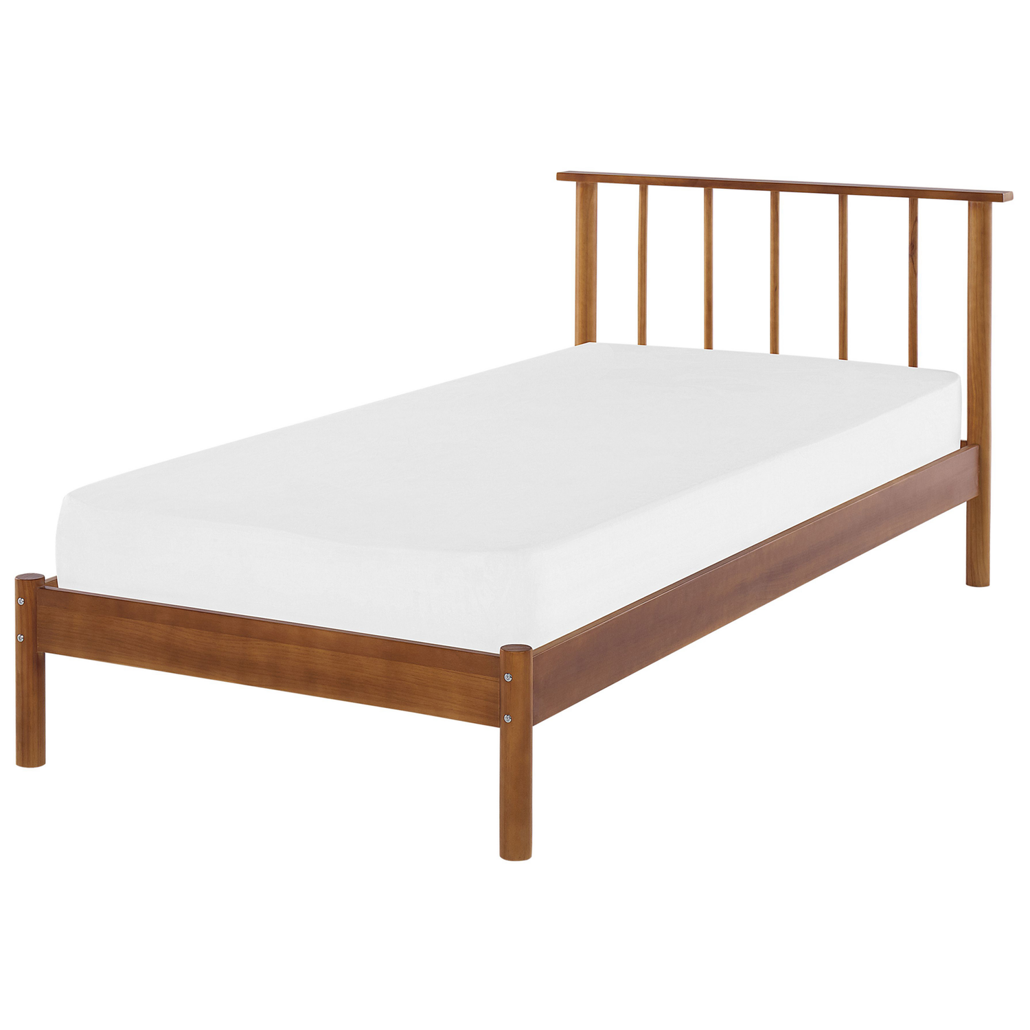 Beliani-BARRET-Eenpersoonsbed-Lichte houtkleur-90 x 200 cm-Dennenhout