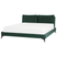 Beliani - MELLE - Tweepersoonsbed - Groen - 180 x 200 cm - Fluweel