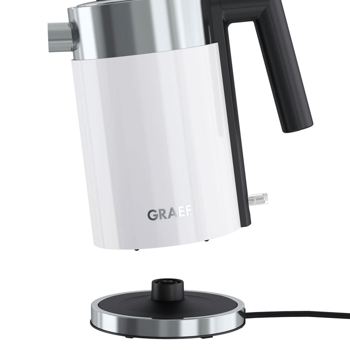 Graef waterkoker wit - 1 l - dubbelwandig