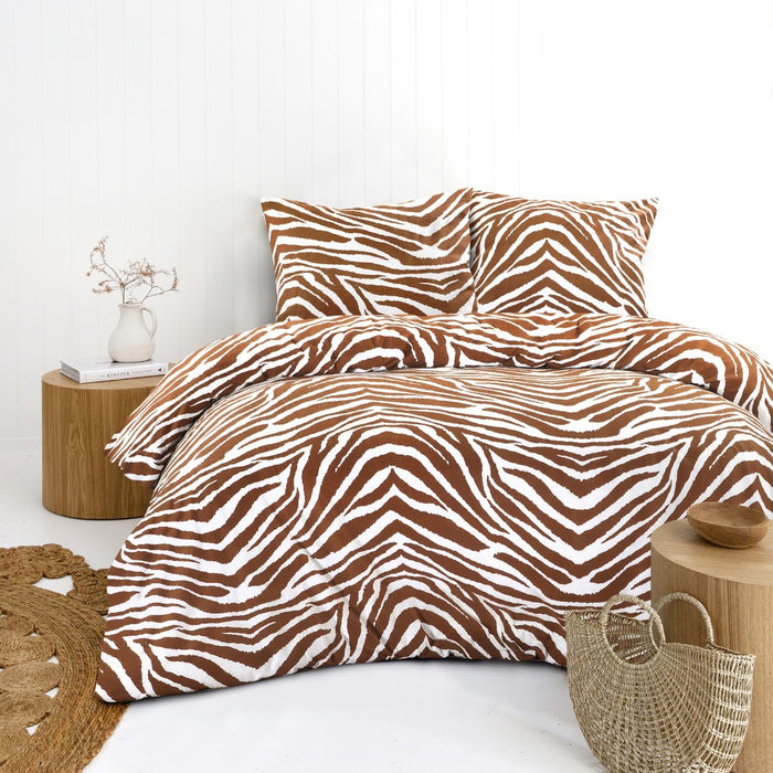 Day Dream Zebra Flanel dekbedovertrek 200x200|220 cm multi
