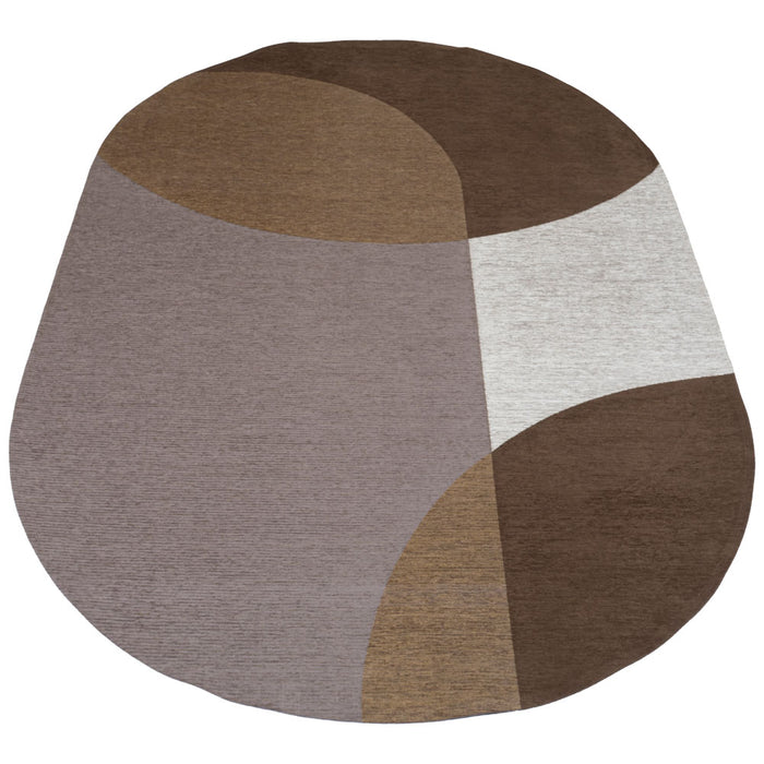 Veer Carpets - Vloerkleed Eli Brown - Ovaal 160 x 230 cm