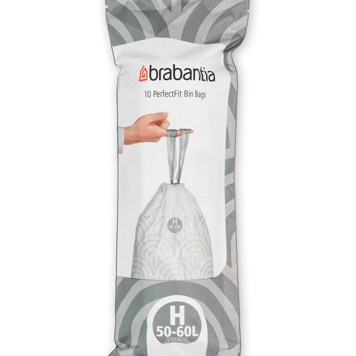Brabantia Type H PerfectFit Afvalzak 50-60 Liter - 10 zakken