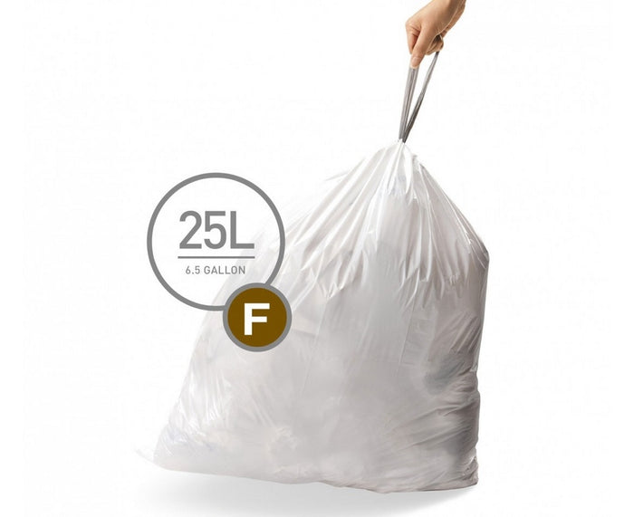 Simplehuman Code F Afvalzakken 25 Liter - 20 zakken