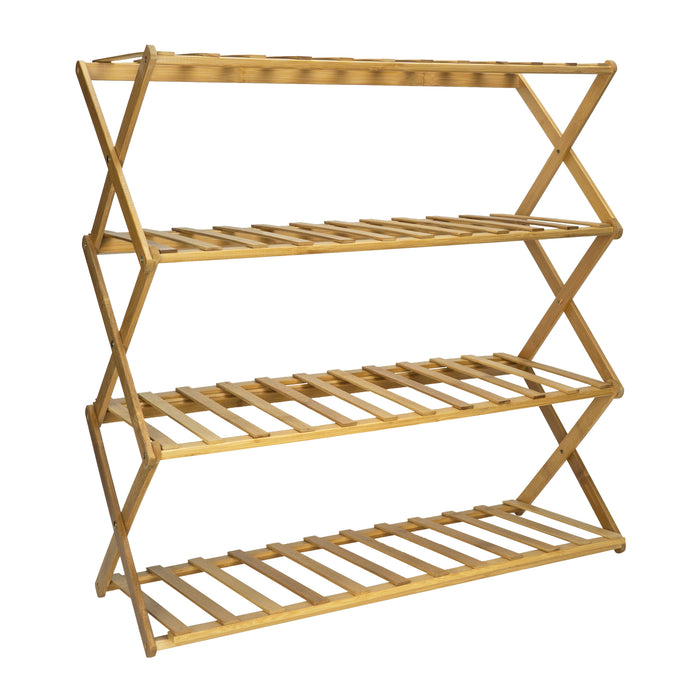 QUVIO Schoenenrek 4 laags - Bamboe