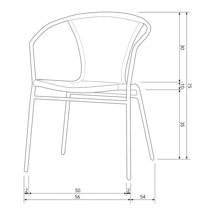 Woood Weston Stoel Outdoor - Jungle